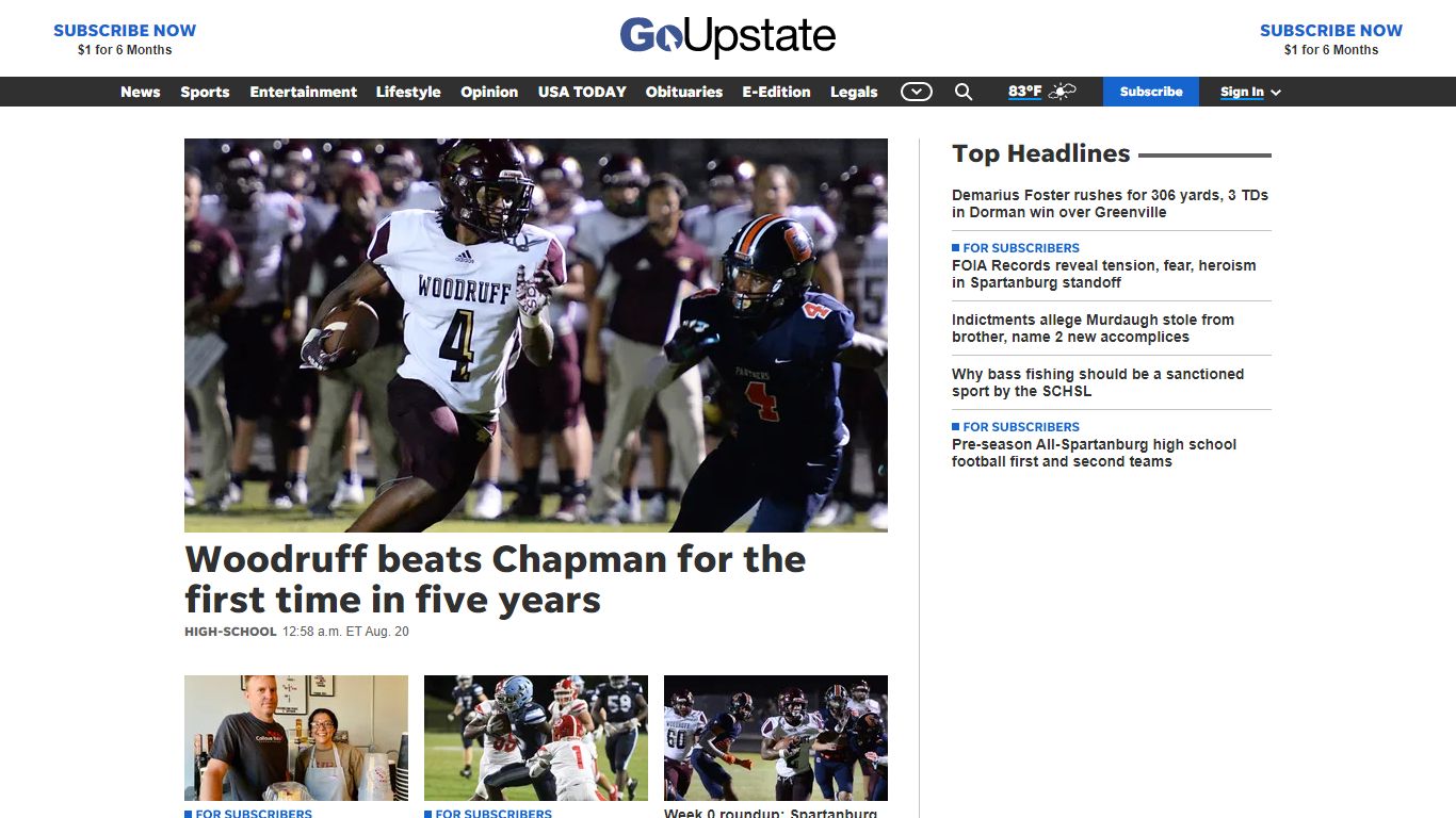 GoUpstate: Local News, Politics & Sports in Spartanburg, SC